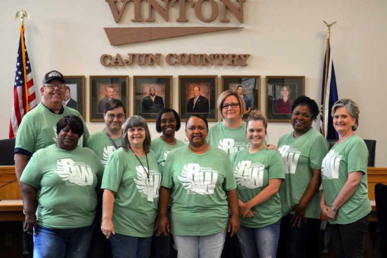 Town of Vinton Supports Racca Warriors City of Vinton, Louisiana